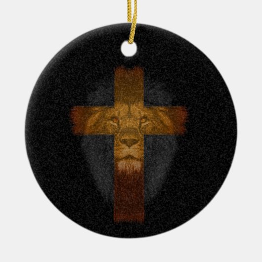 Jesus Lion van Judah Ornament (Voorkant)