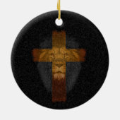 Jesus Lion van Judah Ornament (Achterkant)