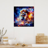 Jesus Lion van Judah Poster (Keuken)
