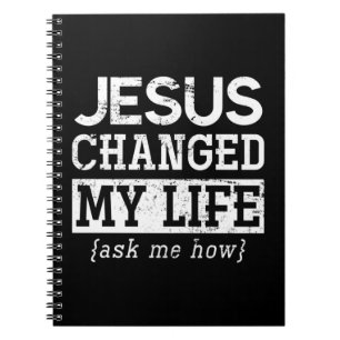 Jesus Lord Christelijk Gift God Savior Jesus Pullo Notitieboek