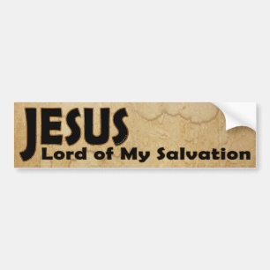 JESUS Lord of Salvation Bumpersticker