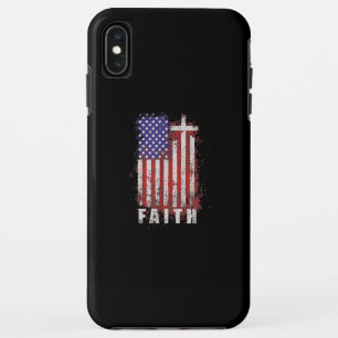Jesus Love   Christelijk patriottisch geloof Jesus iPhone XS Max Hoesje