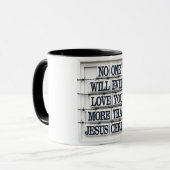 Jesus Love Citation Thé de café Mug (Devant gauche)