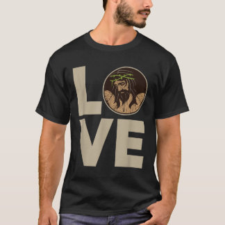 Jesus Love  Crucified Jesus Christian  T-shirt
