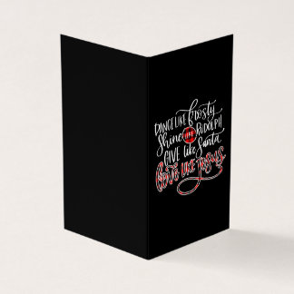 Jesus Love | Dance like Frosty Shine like Rudolph Visitekaartjes