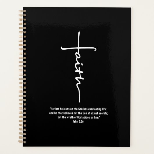 Jesus Love | Faith Cross Christelijk Jesus Faith G Planner (Voorkant)