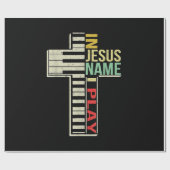 Jesus Love | In Jezus Name I Play Piano Christelij Cadeaupapier (Vlak)