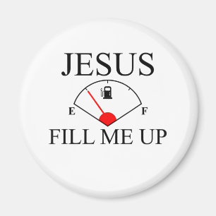 Jesus Love Jezus vult me op Magneet
