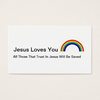 Jesus Love Visitekaartjes