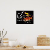 Jesus Love You Coneflower Poster (Cuisine)