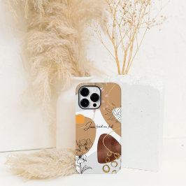 Jesus loved me first abstract iPhone 13 hoesje