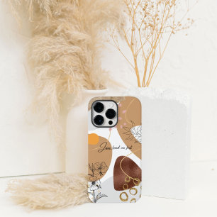 Jesus loved me first abstract iPhone 13 hoesje