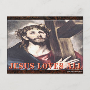 JESUS LOVES ALL FEESTDAGENKAART