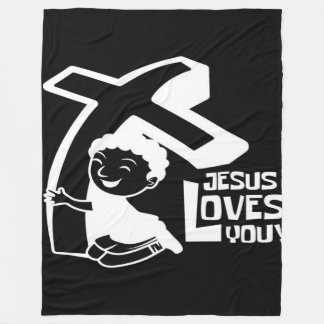 Jesus Loves All Of You Jesus quotes Fleece Deken