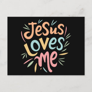 Jesus Loves Me -  design Briefkaart