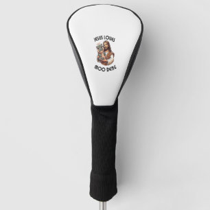 Jesus Loves Moo Deng T-shirt_3 Golfheadcover