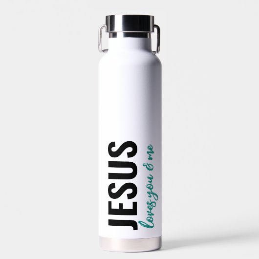 Jesus Loves You & Me - Bouteille d'eau (amoureusem (Avant)