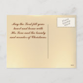 Jésus Lumière du monde Bible Verse Carte postale (Dos)