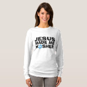 JÉSUS M'A FAIT KOSHER Messianic Juif T-Shirts (Devant entier)
