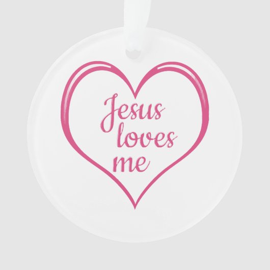 JÉSUS M'AIME dans le cœur (devant)
