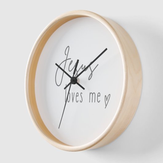 Jésus m'aime. Horloges (Angle)
