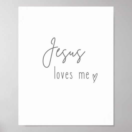 Jésus m'aime. Imprimés et affiches (Devant)