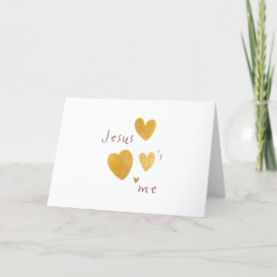 Jésus m'aime. Invitation Cartes de voeux numérique
