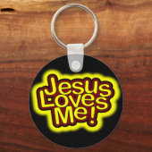 Jésus M'Aime ! Porte-clés (Recto)