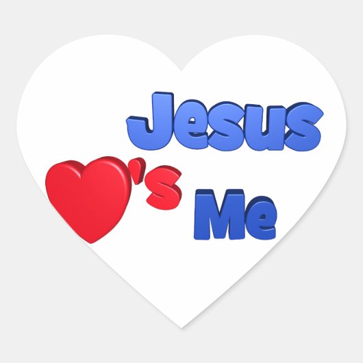 Jésus M'Aime Stickers (Devant)