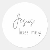 Jésus m'aime Stickers (Devant)