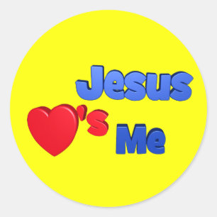 Jésus M'Aime Stickers