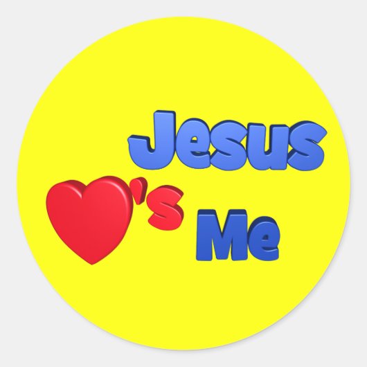Jésus M'Aime Stickers (Devant)