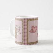 Jésus M'Aime Teddy Ours Angel Mug (Devant gauche)