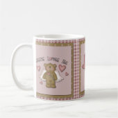 Jésus M'Aime Teddy Ours Angel Mug (Gauche)