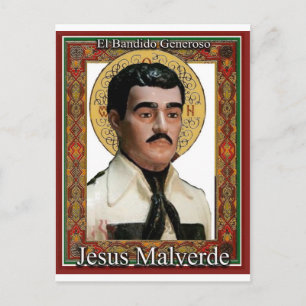 Jesus Malverde , de genereuze bandit Briefkaart
