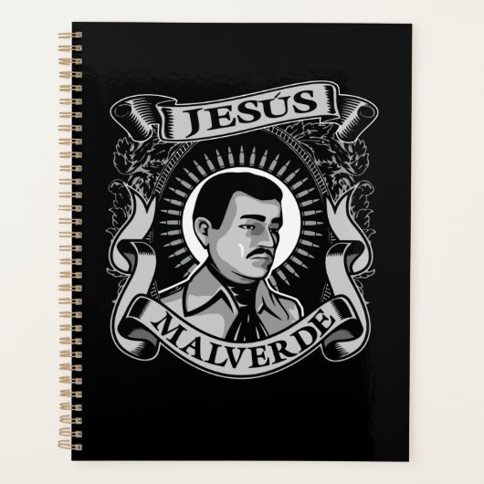 Jesus Malverde Gift Mexican Hero Jesus Malverde Planner (Voorkant)