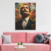 Jesus Malverde Mexicaanse held Jesus Malverde Canvas Afdruk (Insitu (Woonkamer))