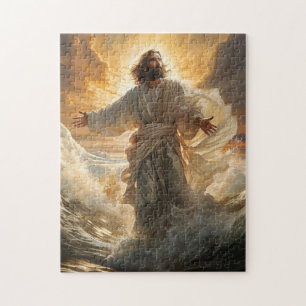 Jésus Marchant Sur L'Eau Puzzle