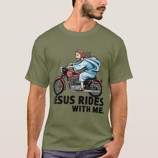 Jésus Marche Avec Mon Tshirt (Devant)