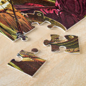 Jésus marche sur la conception de puzzle de l'eau (Côté)