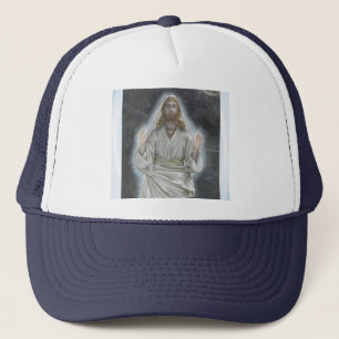 Jésus marche sur le casquette de mer