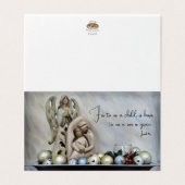 Jesus Mary and Joseph Christmas Card (Outside Unfolded)
