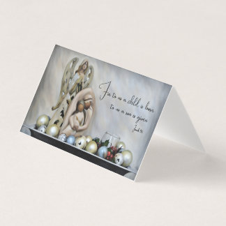 Jesus Mary and Joseph Christmas Card Kaart