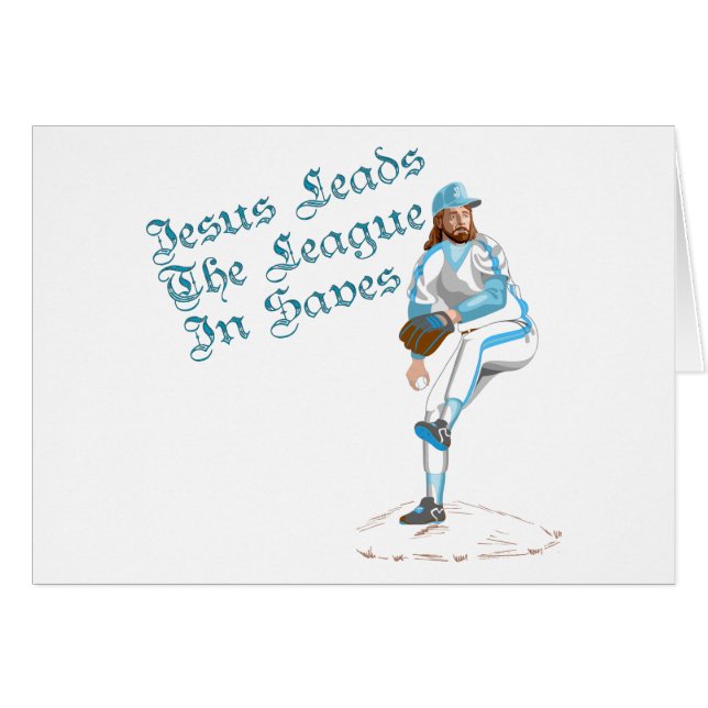 Jésus mène la ligue économise dedans (Devant horizontal)