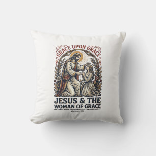 Jesus Menopauze Midlife Vrouwen Aanmoediging Shirt Kussen