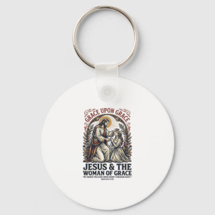 Jesus Menopauze Midlife Vrouwen Aanmoediging Shirt Sleutelhanger