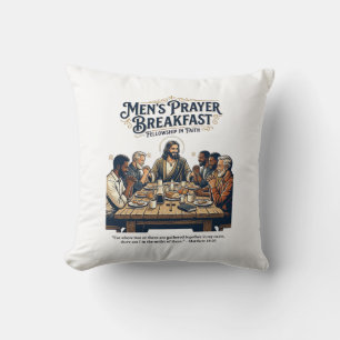 Jesus Mens Groep Broederschap Retreat T-Shirt Insp Kussen