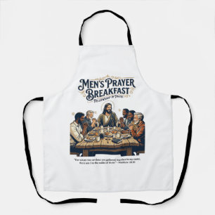 Jesus Mens Groep Broederschap Retreat T-Shirt Insp Schort