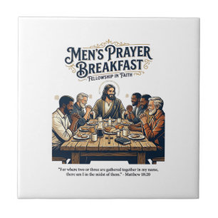 Jesus Mens Groep Broederschap Retreat T-Shirt Insp Tegeltje