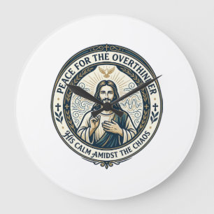 Jesus mentale gezondheid bevestigingen T-shirt ins Grote Klok